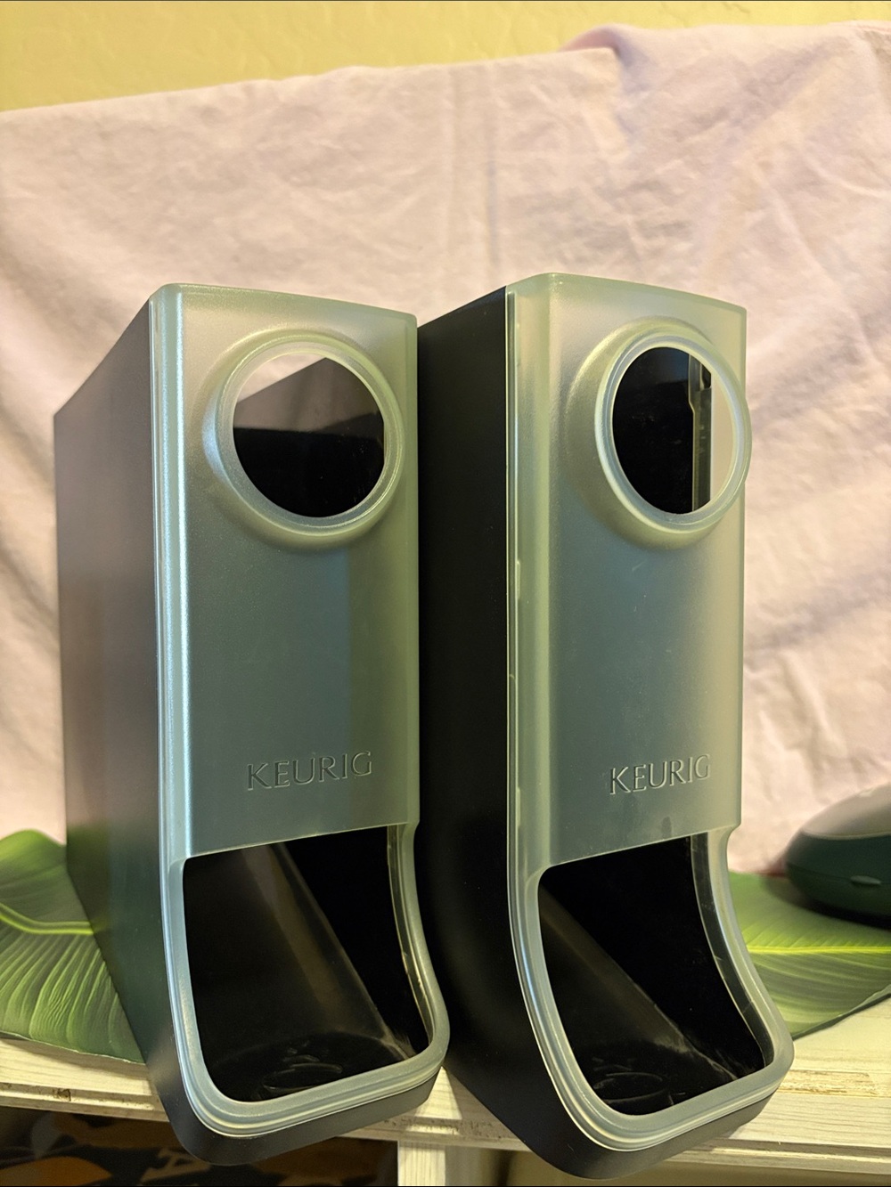 2 Keurig pod holders.